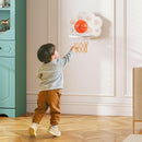 Costzon 3 in 1 Toddler Basketball Hoop, Height Adjustable Kids Sports Center w/Foldable Basketball, Soccer & Golf Game, Indoor Outdoor Activity Playset w/Foldable Rim, Gift for Children Baby Infant by TinyTreasures Baby Boutique