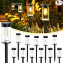 nipify LED Solar Pathway Lights Outdoor, 12 Pack Bright Solar Powered Path Garden Light Waterproof, Auto On/Off Solar Yard Lighting for Walkway Lawn Patio Landscape by GreenHaven Gardens
