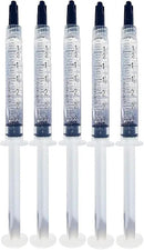 Bright White Smiles 44% Teeth Whitening Gel Syringe Refill Pack, Carbamide Peroxide, 5 Syringes (3ml),Tooth Whitener Formula by CozyNest Decor
