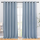 NICETOWN Blackout Living Room Curtains 102 inches Long, Grommet Thermal Window Treatments Room Divider Curtains Sound Reducing for Bedroom, W66 x L102, Vintage Blue, 2 Panels by TinyTreasures Baby Boutique