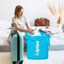 Sylfairy 2 Pack XL Laundry Bag with Strap,Heavy Duty Travel Laundry Bag,Rip-Stop Dirty Clothes Shoulder Bag with Drawstring,Easy Fit a Laundry Hamper or Basket Travel Essentials by TinyTreasures Baby Boutique