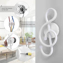 XEYOU 22W Modern Wall Sconce Lighting Indoor LED Creative Wall Light Fixture Music Symbol Art Decoration Wall Lamp for Living Room Bedroom Stair Corridor, White 3000K by CozyNest Decor