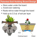 DUNCHATY Stackable Planter, Vertical Garden Planter with Wheels and Garden Tools, Strawberry Planter Indoor/Outdoor 5 Tier Herb Planter Pots for Growing Vegetables and Succulents,Gray by GreenHaven Gardens
