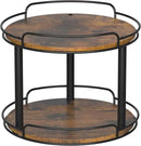 LAMU 12.2'' Wood Lazy Susan Turntable Organizer for Cabinet, 2 Tier Lazy Susan Spice Rack Organizer for Kitchen, Table Top, Countertop, Pantry, Bathroom by CozyNest Decor