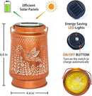 Hummingbird Solar Lanterns Outdoor Waterproof Hanging Solar Lights Hummingbird Gifts for Women Men Metal Decorative LED Hummingbird Lanterns for Garden Decor,Yard,Patio,Lawn,Tabletop,Pathway,Landscape by GreenHaven Gardens