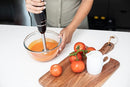 OVENTE Immersion Hand Blender, 300W Electric Handheld Portable Stick Mixer Set with 2 Mixing Speed, Stainless Steel Blades, Egg Whisk Attachment, Mixing Beaker and BPA-Free Food Chopper, Black HS565B by TinyTreasures Baby Boutique