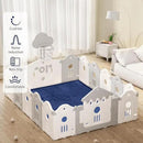 ACOMOPACK Baby Play Mat for Floor 1.3" Thick Memory Foam Play Mat 39"×59" Tummy Time Crawling with Non-Slip Bottom for Living Room,Nursery,Soft Velvet Playpen Mats for Kids,Infants（Royal Blue） by CozyNest Decor