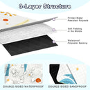 Extra Large Picnic Blanket Waterproof,80"x 80"Foldable Machine Washable Beach Blanket,Outdoor Blanket for 6-8 Adults,Suitable for Indoor Crawling,Park Beach,Camping,Hiking,Family Travel(Island) by TinyTreasures Baby Boutique