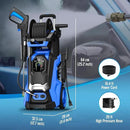 Pressure Washer with 4 Quick Connect Nozzles,Inlet Hose & Filter, Foam Cannon for Cars/Fences/Driveways Cleaning by GreenHaven Gardens