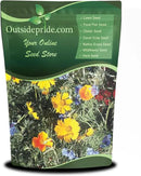Outsidepride Low Growing Wildflower Seeds - 5 lbs Dwarf, & Short, Diverse Perennial & Annual Wild Flower Seed Mix with Long Bloom Season for Colorful Display That Thrives on All States by GreenHaven Gardens