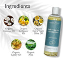 SoCal Suds & Company Baby Shampoo & Body Wash, 2-in-1 Organic Gel - Gentle Castile Soap with Vitamin-Infused Oils & Botanicals - Natural Care for Sensitive Skin Hypoallergenic -12oz Fragrance Free 2Pk by TinyTreasures Baby Boutique