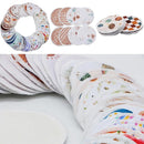 8 pcs(4 Pairs) Random Prints Breast Pads for Nursing Mothers, Reusable and Washable with 1 Bag(8 pcs randomprints with1 Bag) by TinyTreasures Baby Boutique