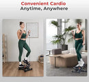 Sunny Health & Fitness Mini Stepper for Exercise at Home, Stair Step Workout Machine with Resistance Band and Over 300lb Weight Capacity, Optional Twist Motion and Free SunnyFit App Connection by CozyNest Decor