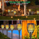Outdoor Solar Lights Upgraded,Waterproof Flickering Flames Torches Lights Solar Spotlights Landscape Decoration Lighting Dusk to Dawn Auto On/Off Security Torch Light for Patio Driveway, 4P by GreenHaven Gardens