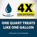Airmax Black DyeMond Pond Dye 4X Concentrate for Outdoor Ponds & Lakes, Natural Pond Colorant & Beauty Enhancer, Block Ultraviolet Rays, Fish, Bird & Livestock Safe, Easy Liquid Application, 1 Quart by GreenHaven Gardens