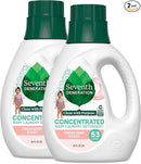 Seventh Generation Concentrated Baby Laundry Detergent, Fresh Scent, 40 Fl Oz, Pack of 2 by TinyTreasures Baby Boutique