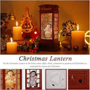 House & Garden Decoration,Christmas Lantern with 8 Pieces of Music,Sparkling Crystal Keep Circling Around The Snowman Families Music Box as a (Snowman) by CozyNest Decor