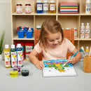 Colorations Paraben-Free Glitter Liquid Watercolor Paint, Set of 8 Vibrant Colors, 8 fl oz, Non-Toxic and Made in The USA by TinyTreasures Baby Boutique