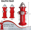 Dog Fire Hydrant Pee Post, Puppy Pee Post Training Statue, Indoor Outdoor Fire Hydrant Decor Figurines for Yard Art Garden Lawn, Gift for Fireman (14.5 inch) by GreenHaven Gardens