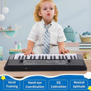 Kids Piano Keyboard, 37 Keys Portable Music Keyboard Early Learning Educational Electronic Music Piano Instrument Toys for 3 4 5 6 Year Old Boys and Girls (Black) by TinyTreasures Baby Boutique