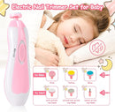28 in 1 Baby Healthcare and Grooming Kit, Infant Baby Nursery Kit Electric Nail Trimmer Set with Gas Colic Passer Nasal Aspirator Nail Clipper Hair Brush Comb for Newborn Girls Boys (Pink) by TinyTreasures Baby Boutique