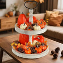 Artmag 51 PCS Artificial Pumpkins, Fall Harvest Decorations with Acorns, Pinecones, Berries, Maple Leaves for Farmhouse Fall Thansgiving Halloween Decor Decoration by CozyNest Decor