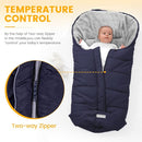 Orzbow Warm Bunting Bag Universal,Stroller Sleeping Bag Cold Weather,Waterproof Toddler Footmuff(Blue,Large) by TinyTreasures Baby Boutique