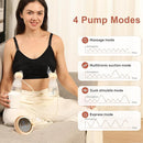 NCVI 8100 Double Electric Breast Pump Suitable for Large Nipples with 4 Modes|9 Levels, Anti-Backflow Milk Breastfeeding Pump with 24/28mm Silicone Flanges, Handheld Motor and LED Display, Ultra-Quiet by TinyTreasures Baby Boutique