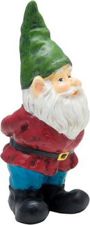 Alpine Corporation 11" Tall Classic Outdoor Garden Gnome Yard Statue Decoration by GreenHaven Gardens