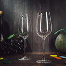 Polka Dot Stemmed Wine Glasses 16 Ounces Set Of 2 10 H By Polka Dot Wine Wedding Gla by The Wine Savant