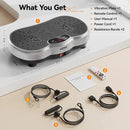 Vibration Plate Exercise Machine - 300 lbs Weight Capacity, 120 Speed Levels, 9 Workout Modes for Home Fitness, Muscle Toning & Weight Loss by CozyNest Decor