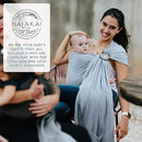 Nalakai Ring Sling Baby Carrier, Soft Linen Baby Sling, Baby Wrap, Comfort, Style, and Giving Back - Carry Your Little One with Love by TinyTreasures Baby Boutique