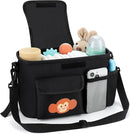 Accmor Universal Stroller Organizer with Cup Holder and Shoulder Strap, Stroller Bag Caddy Organizer Stroller Accessories for Uppababy, Baby Jogger, Nuna, Doona, Britax Strollers by TinyTreasures Baby Boutique