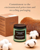M&SENSE Sandalwood Jasmine Scented Candles, Natural Soy Wax Best Smelling Candle 7.05oz 50 Hour Burning，Floral Non Toxic Single Cotton Wick Aromatherapy Gifts for Women Friend by CozyNest Decor
