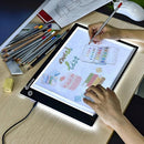 Light Box Drawing Pad, Tracing Board with Type-C Charge Cable and Brightness Adjustable for Artists, AnimationDrawing, Sketching, Animation, X-ray Viewing (FR-A4-P-black) by TinyTreasures Baby Boutique
