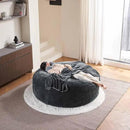 6FT,Oversized Bean Bag Chairs for Adults,Giant beanbag with Filler Included，Fluffy Memory Foam,Soft and Comfy Corduroy Fabric,Gaming Chairs Suitable for Living Room and Bedroom (Dark Gray, 6 Foot) by CozyNest Decor