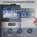 Commercial Ice Maker Machine 100LBS/24H with 20LBS Storage Bin, Gallon Water & Facuet Water Inlet, 36PCS 15" Wide Undercounter/Freestanding Ice Maker Machine for Home Bar Outdoor, Self Cleaning by CozyNest Decor
