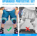 Knee Pads Elbow Pads Wrist Guards Set for Kids,Upgraded Protective Gear for Toddle 4-12 Boys or Girls Children Roller Skating Scooter Skateboarding Bike Roller Blade by TinyTreasures Baby Boutique