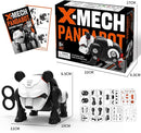 DINOBROS STEM Panda Mechanical DIY Building Blocks Toy 3D Puzzle Assembling Robot Wind Up Walking Pandabot Take Apart Toys for Kids X-MECH by TinyTreasures Baby Boutique