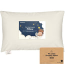 KeaBabies Toddler Pillow with Pillowcase, Jumbo 14X20 - Soft Organic Cotton Toddler Pillows for Sleeping - Machine Washable - Perfect for Travel, Toddler Bed Set (Clay) by TinyTreasures Baby Boutique