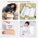Growth Chart for Wall 7 Ft Height Chart with Keepsake Box & Hook Waterproof Canvas Measure Wall Ruler Removable Neutral Nursery Wall Decor for Baby Kids Toddlers by TinyTreasures Baby Boutique