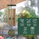 Wind Chimes for Outside, Large Outdoor Windchimes with Engraved Tree of Life, Premium Tuned Metal Chimes for Mother/Grandma, Home & Garden Decor with Soothing Tone by CozyNest Decor
