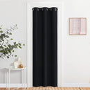 NICETOWN Living Room Curtains 84 inch Length 2 Panels Set - Blackout Thermal Insulated Window Treatment Solid Grommet Room Darkening for Bedroom/Home Office (Black, W37 x L84) by TinyTreasures Baby Boutique