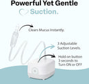 Hospital Grade Nasal Aspirator For Baby – Electric Nose Sucker for Baby & Toddler with 3-Level Suction, Portable & Rechargeable Mucus Removal for Breathing Relief, Cordless Booger Sucker & Snot Sucker by TinyTreasures Baby Boutique