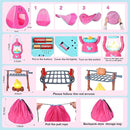 Kids Camping Set with Play Tent,Campfire,Lantern,Indoor Outdoor Camping Set with Pop up Play Tent,Camping Toys Play Set for Kids 3 4 5 Year Old,Toddler Toys by TinyTreasures Baby Boutique