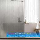Frosted Glass Window Privacy Film Decorative, Bathroom Privacy Film for Glass Windows Cover, Static Cling, Removable, Reusable, Anti-UV, Anti-Glare, Heat Blocking,Changhong, 23.6X196.9Inch by CozyNest Decor