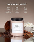 M&SENSE Coffee Candles Scented Strong, 2 Wick Jar Candle 19.4oz, 110 Hours Burning Time, Organic Natural Soy Wax Candle for Bedroom Kitchen Home Decor, Housewarming Gift for Men and Women by CozyNest Decor