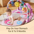 Alive Lovely Baby Gyms Play Mats, Musical Activity Center Baby Piano Gym Mat, Music and Lights Tummy Time Padded Mat for Newborn Newborn 0 to 3 6 9 12 Months by TinyTreasures Baby Boutique