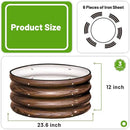 SnugNiture 2x2x1ft Round Galvanized Raised Garden Bed Kit Outdoor, Metal Planter Box for Planting Plants Vegetables, Brown by GreenHaven Gardens