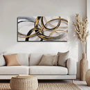 SOUGUAN Canvas Wall Art - Black and White Artwork - Abstract Graffiti Painting - Wall Art for Living Room Bedroom Kitchen Home Wall Decorations 20x40 Inch by CozyNest Decor